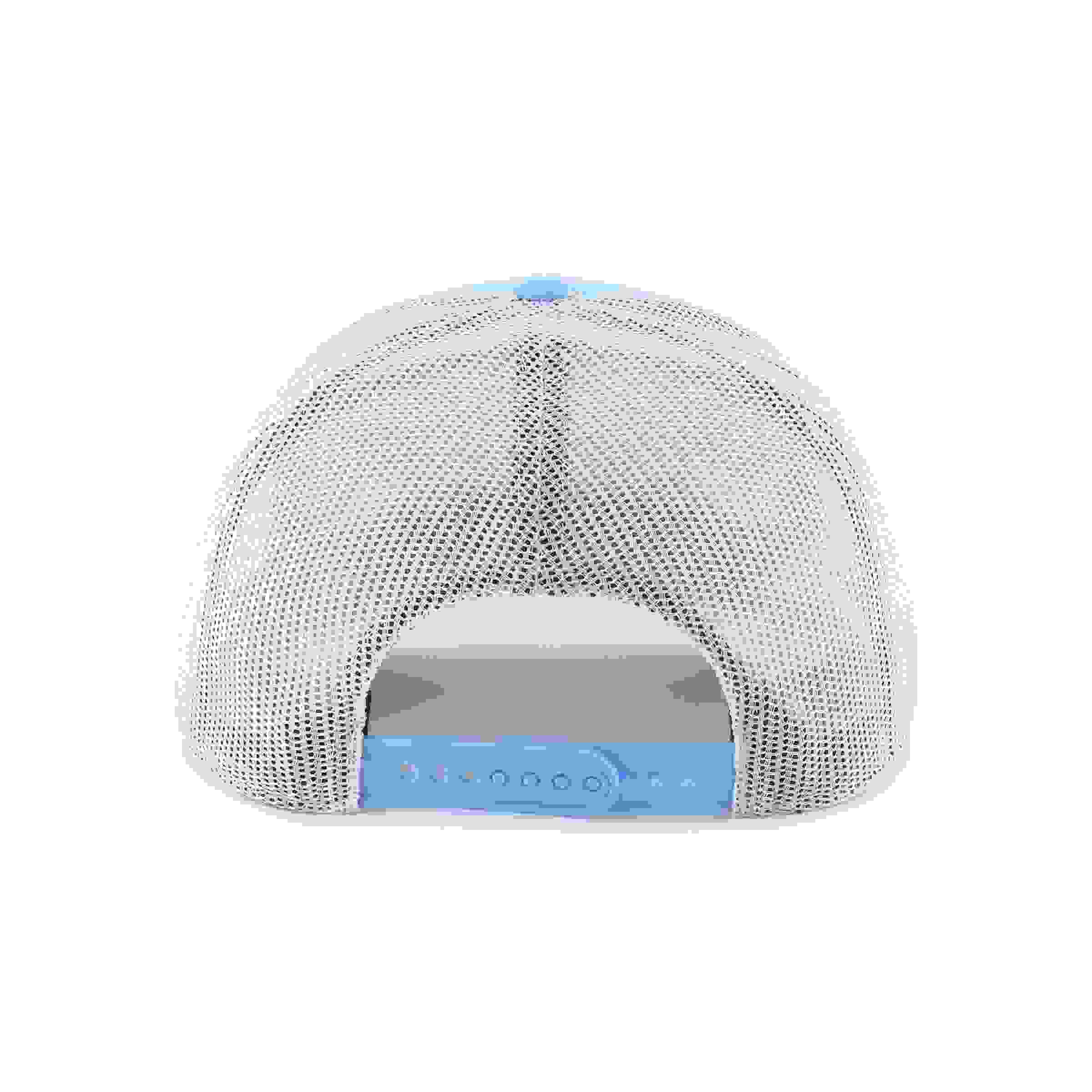 47 UNC Tar Heels Ace Out Light Blue Trucker Snapback Hat